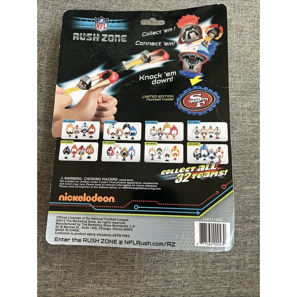 NFL Rush Zone Collectible 2013 Flyerz Figure Sealed - Picture 2 of 5